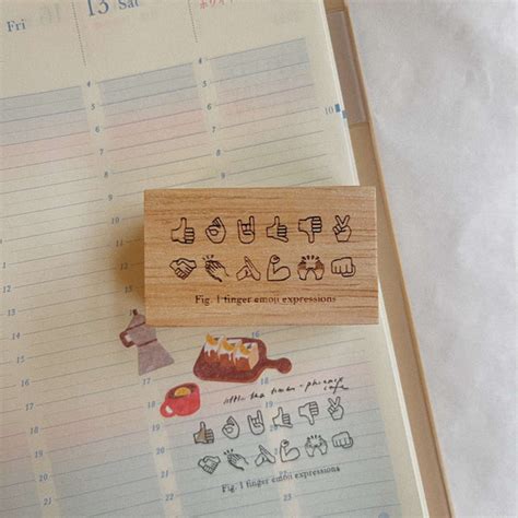 Finger Emoji Expression Rubber Stamp – Sumthings of Mine