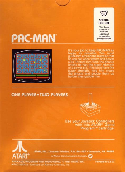 Play Pac-Man for Atari 2600 Online ~ OldGames.sk