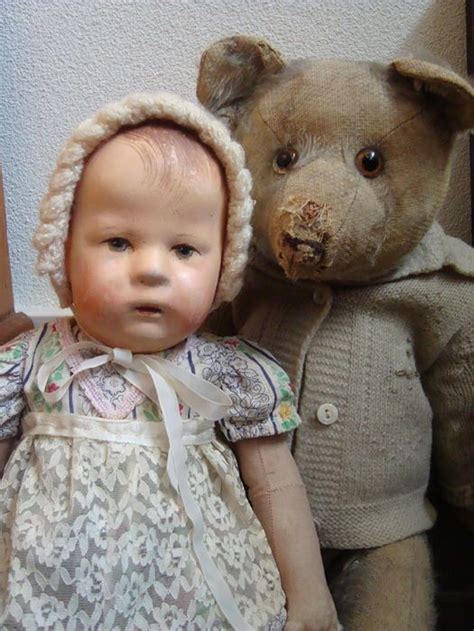 Old Teddy Bears, Antique Teddy Bears, Teddy Bear Doll, Creepy Baby Dolls, Realistic Baby Dolls ...