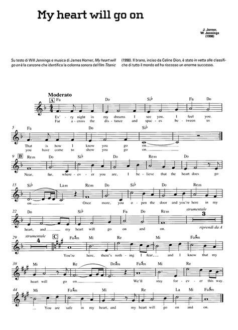 MY HEART WILL GO ON Easy Sheet music | Easy Sheet Music