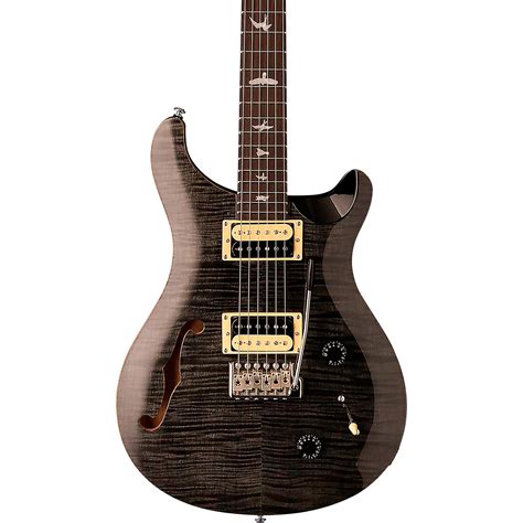 PRS SE Custom 22 Semi-Hollow Electric Guitar Gray Black | Musician's Friend