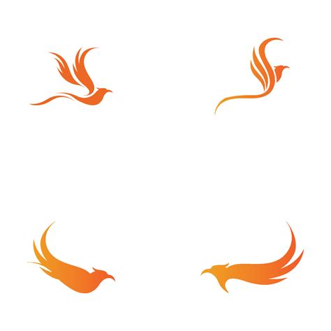 Phoenix logo design vector illustration 4680538 Vector Art at Vecteezy