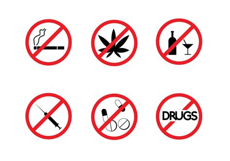 Anti Drug Symbol