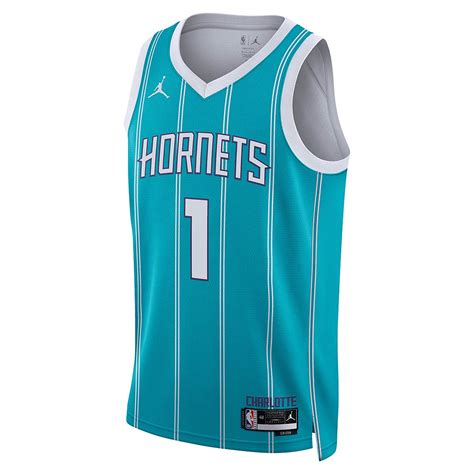 Buy NBA CHARLOTTE HORNETS ICON SWINGMAN JERSEY LAMELO BALL - GBP 84.90 ...