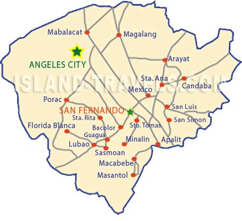 MAP OF PAMPANGA, PHILIPPINES (Official Website of ph.nextgenday.com - Pampanga Map, Philippines)