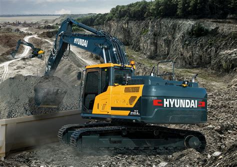 Hyundai enters the 20-ton excavator class with the new HX210A