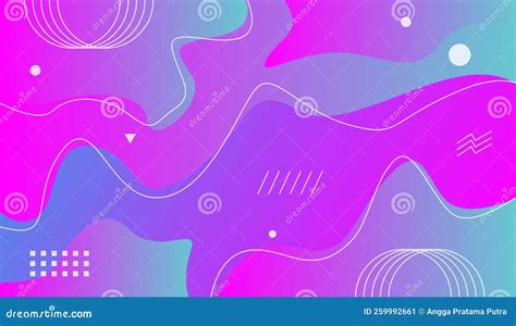 Abstract Fluid Background with Ice Cream Color Concept Stock Vector - Illustration of design ...