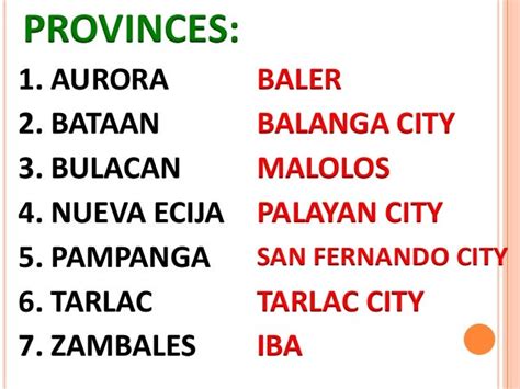 Region 3 central luzon