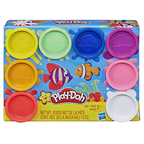 Play-Doh 8-Pack Rainbow Non-Toxic Compound with 8 Colors (16 oz) - Walmart.com - Walmart.com