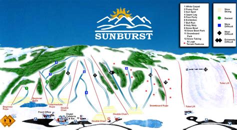 Sunburst Ski Resort Guide, Location Map & Sunburst ski holiday accommodation