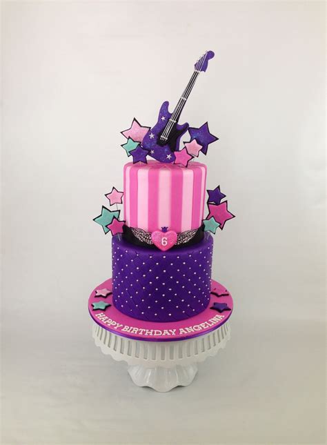 Rock Star birthday cake by There Should Always Be Cake Rockstar ...