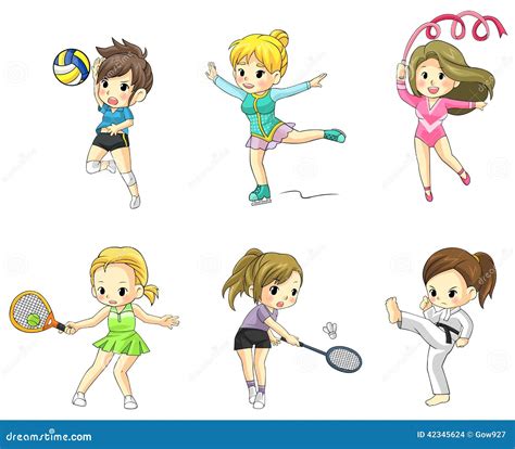 Athletic Sports Cartoon Images - Keepingup With Thegreen