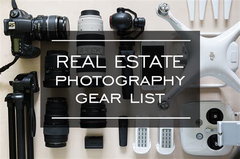 Real estate photography equipment for beginner