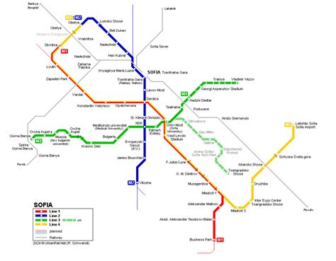 UrbanRail.Net > Europe > Bulgaria> Sofia Metro