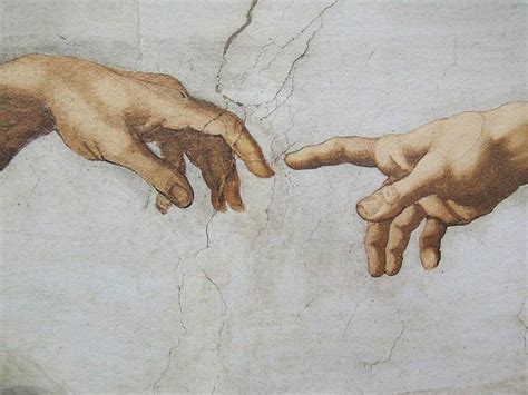 Michelangelo Sistine Chapel Hands