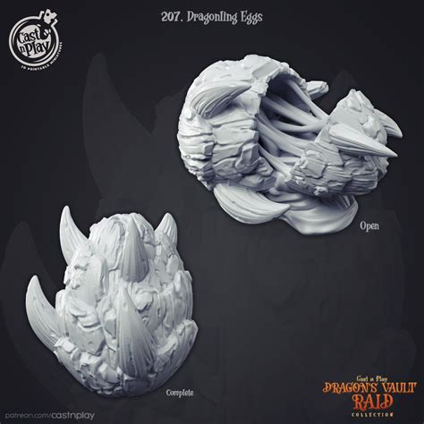 Dragon Eggs Castnplay Dnd Miniatures Fantasy Role Playing - Etsy