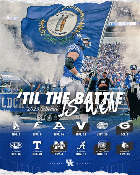 Kentucky Football Announces 2023 Schedule – UK Athletics