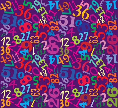 Numbers seamless multicolor background 511336 Vector Art at Vecteezy