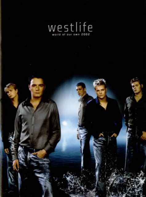 Westlife World Of Our Own + Ticket Stub UK Promo tour programme (534490) TOUR PROGRAMME