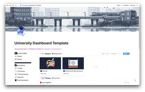 Aesthetic Notion Dashboard Templates Free