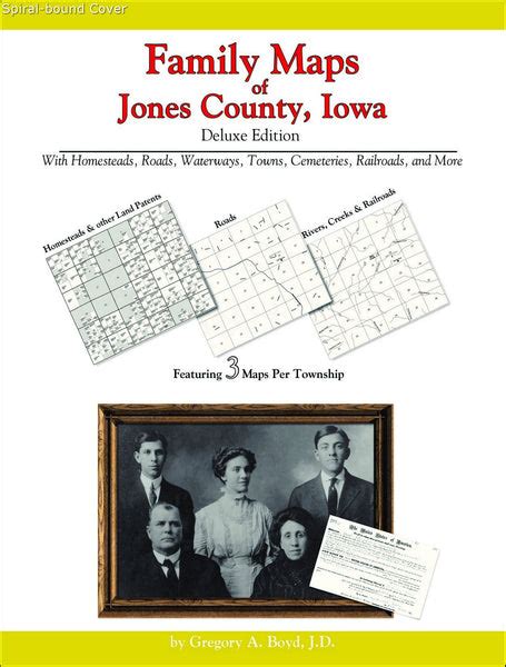 Family Maps of Jones County, Iowa – Arphax Publishing Co.