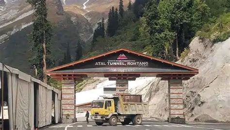 Atal Tunnel: Route Map, Length, Distance, Connecting Places, Images ...