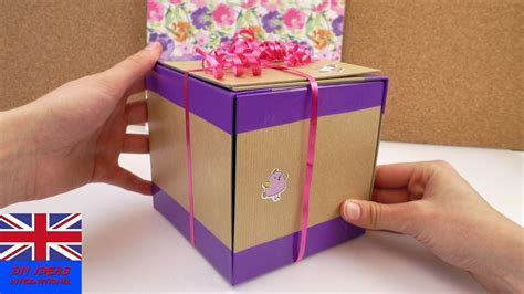 SURPRISE, SURPRISE: How to make this cool gift box? - YouTube