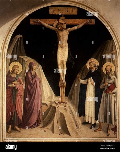 Crucifixion, Angelico, Fra and Workshop, 1442 Stock Photo - Alamy