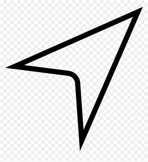 Computer Cursor - Triangle, HD Png Download - vhv