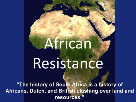 PPT - African Resistance PowerPoint Presentation, free download - ID:2236932