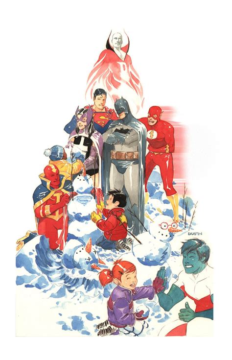 DC Comics Holiday 09 Cover by duss005.deviantart.com on @deviantART | Christmas comics, Dc ...