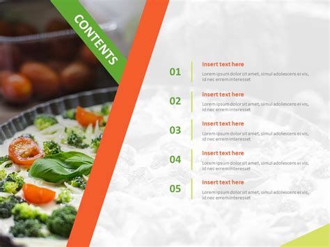 Healthy Food - Free Powerpoint Template