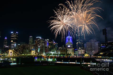 Fireworks at PNC Park by Zambelli Photograph by Nick Garuccio - Fine Art America