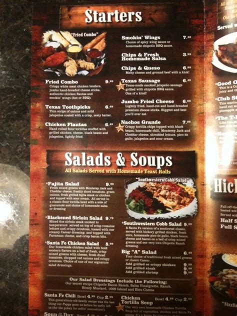 Santa Fe Cattle Co. Menu, Menu for Santa Fe Cattle Co., Glenpool, Tulsa - Zomato United States