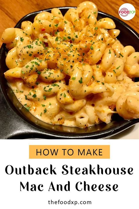 Delicious outback steakhouse mac and cheese – Artofit