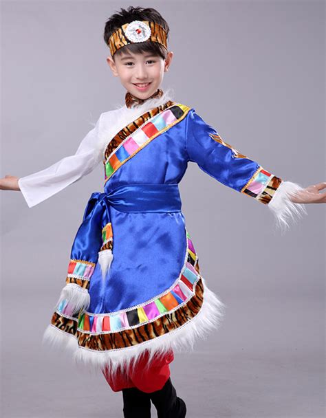 20CTL-B3 BOY Tibetan Costume, Mongolian Nation Costumes, Chinese National Costumes | KIDDY COSTUME