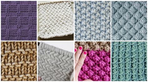 18 Easy Knitting Stitches You Can Use for Any Project - Pretty Ideas