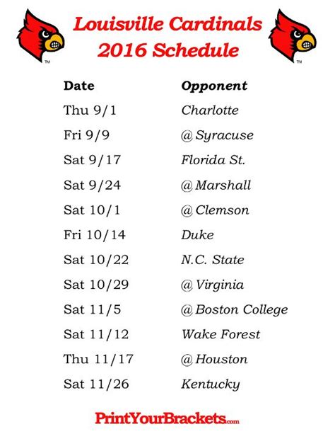 University Of Louisville Football Schedule 2020 | semashow.com