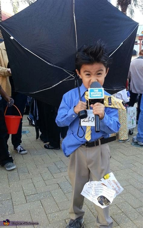 Weather Man in a Hurricane Halloween Costume