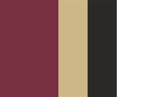 Garnet and Gold Color Palette