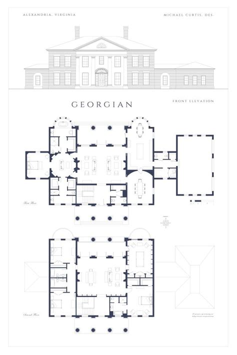 Georgian House Plan: The Hanover, #10 - The Beautiful Home