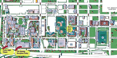 Creighton University Campus Map – Map Vector