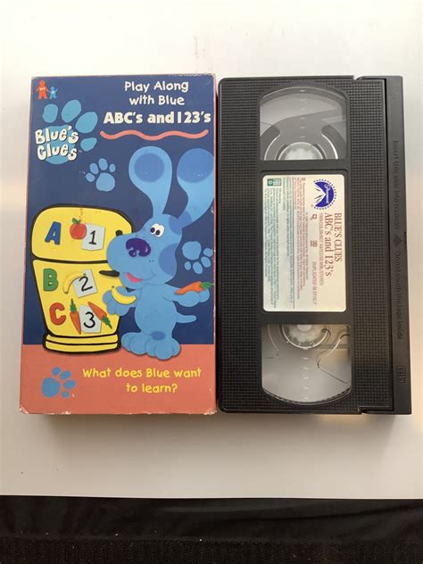 Blue's Clues Play Along with Blue: ABC's and 123's VHS – Orbit DVD