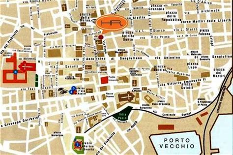 Mappa turistica catania - Oldest Restaurant La Paglia - Catania