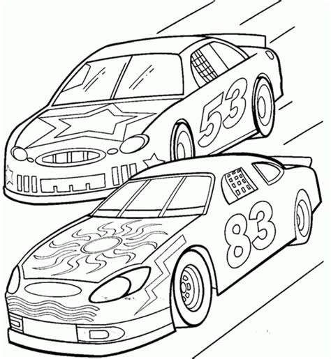 Printable Sprint Car Coloring Pages - Free Printable Coloring Pages for Kids and Adults