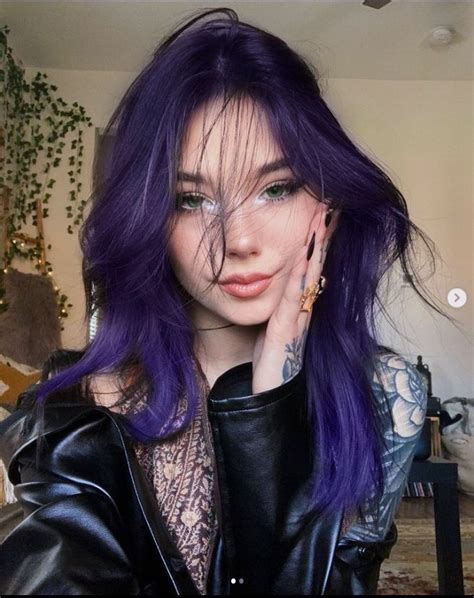 Purple hair styles – Artofit