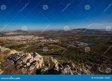 A View of Nazareth in Holy Land Stock Photo - Image of panorama ...