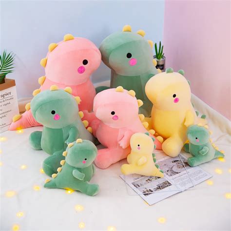 Kawaii Jumbo Pastel Dinosaur Plush (50cm) - KawaiiTherapy