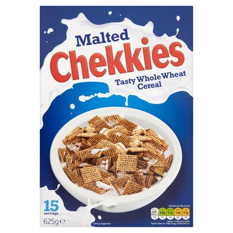 Malted Chekkies Tasty Whole Wheat Cereal 625g