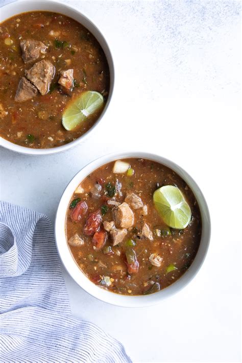 Instant Pot Pork Green Chili Stew - The Forked Spoon